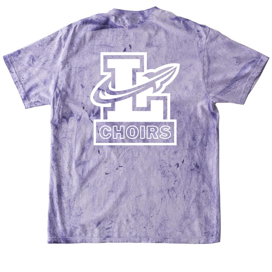 B Yourself Colors, a Amethyst Comfort Colors Colorblast Tee (back-view)