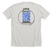 KMT2B Dystonia Foundation, a Heather Cement Premium Unisex Tee (back-view)
