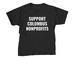 Support Columbus Nonprofits, a Black Youth Unisex Tee