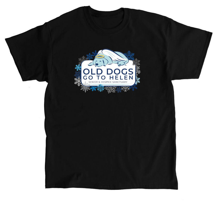 Snow Flakes ODGTH, a Black Classic Unisex Tee
