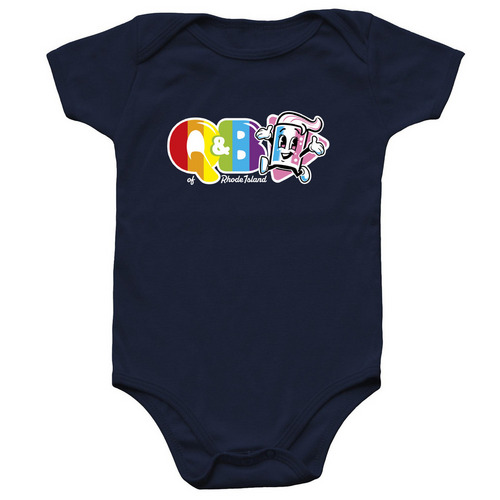 Babies R' QBRI, a Navy Infant Onesie