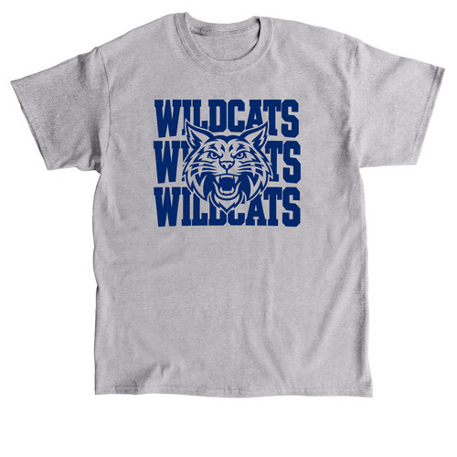 Wildcats Spirit Wear, a Sport Grey Classic Unisex Tee