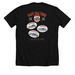 USA Tour 2026, a Solid Black Blend Premium Unisex Tee (back-view)