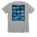Invisible&nbsp;, a Athletic Heather Premium Unisex Tee (back-view)