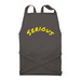Compliments to the Chef, a Dark Grey Recycled Bib Apron