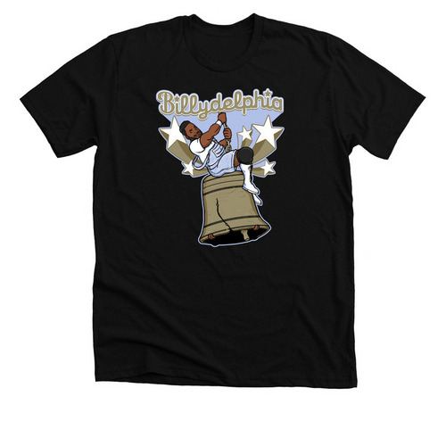 BILLYDELPHIA &nbsp;, a Solid Black Blend Premium Unisex Tee