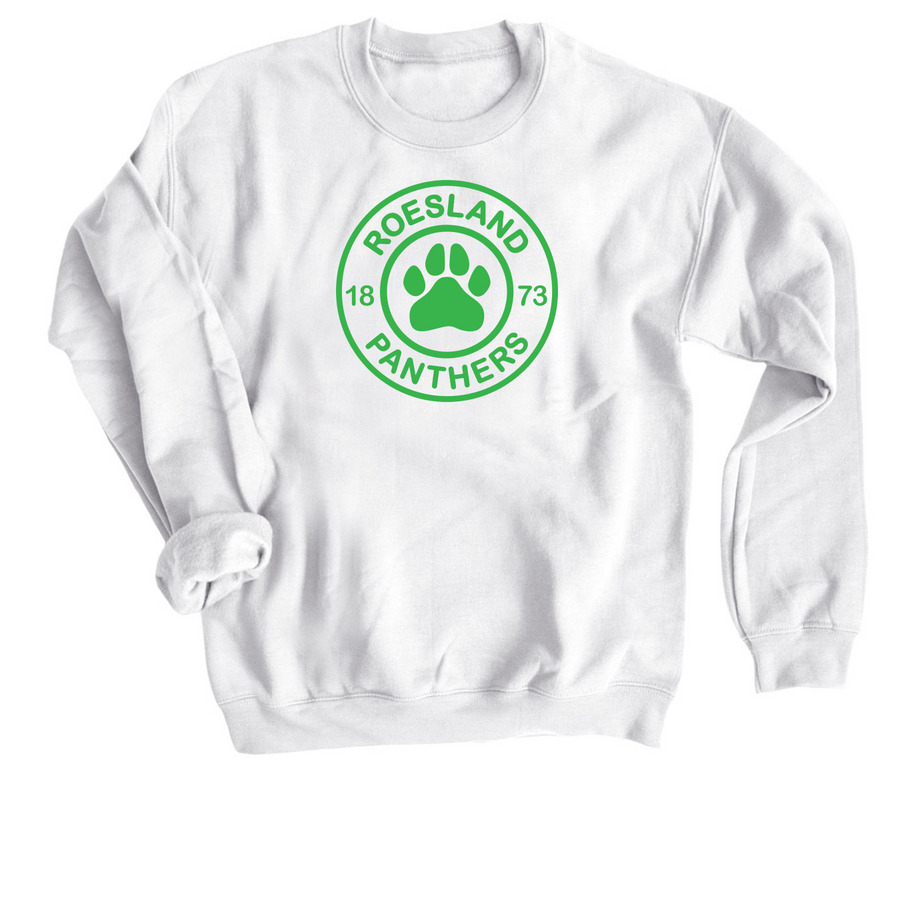 Classic Roesland (blend), a White Crewneck Sweatshirt