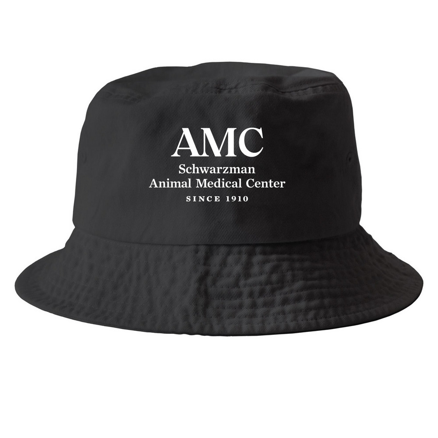 Top Off Your Look With AMC!, a Black Printed Bucket Hat