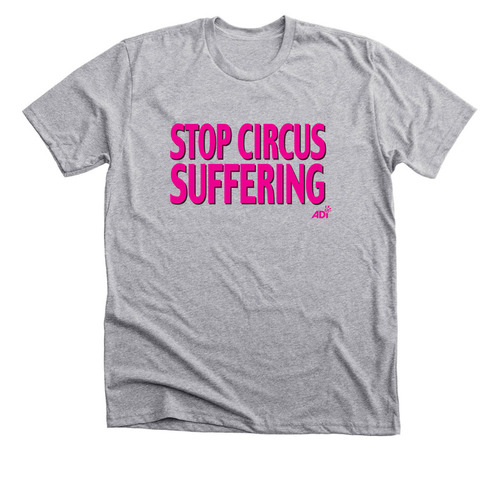 Stop Circus Suffering, a Athletic Heather Premium Unisex Tee