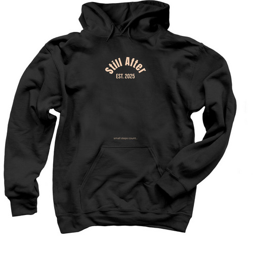 Still After&nbsp;, a Black Pullover Hoodie