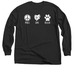 Peace, Love, Rescue, a Black Classic Long Sleeve Tee