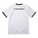 Cinema Role Logo & Tagline, a White/ Jet Black Cotton Ringer Tee (back-view)