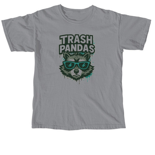 Trash Panda 2, a Granite Comfort Colors Unisex Tee