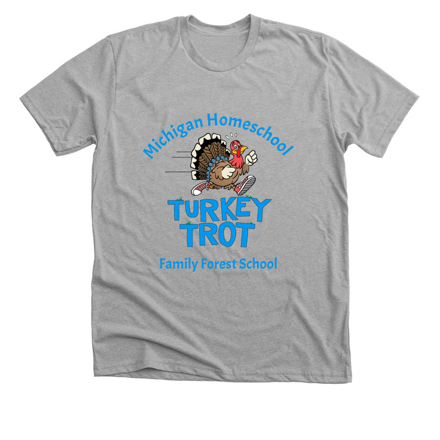 2026 Turkey Trot, a Athletic Heather Premium Unisex Tee