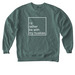 TXHR - I'd rather be with my huskies, a Blue Spruce Comfort Colors Crewneck Sweatshirt