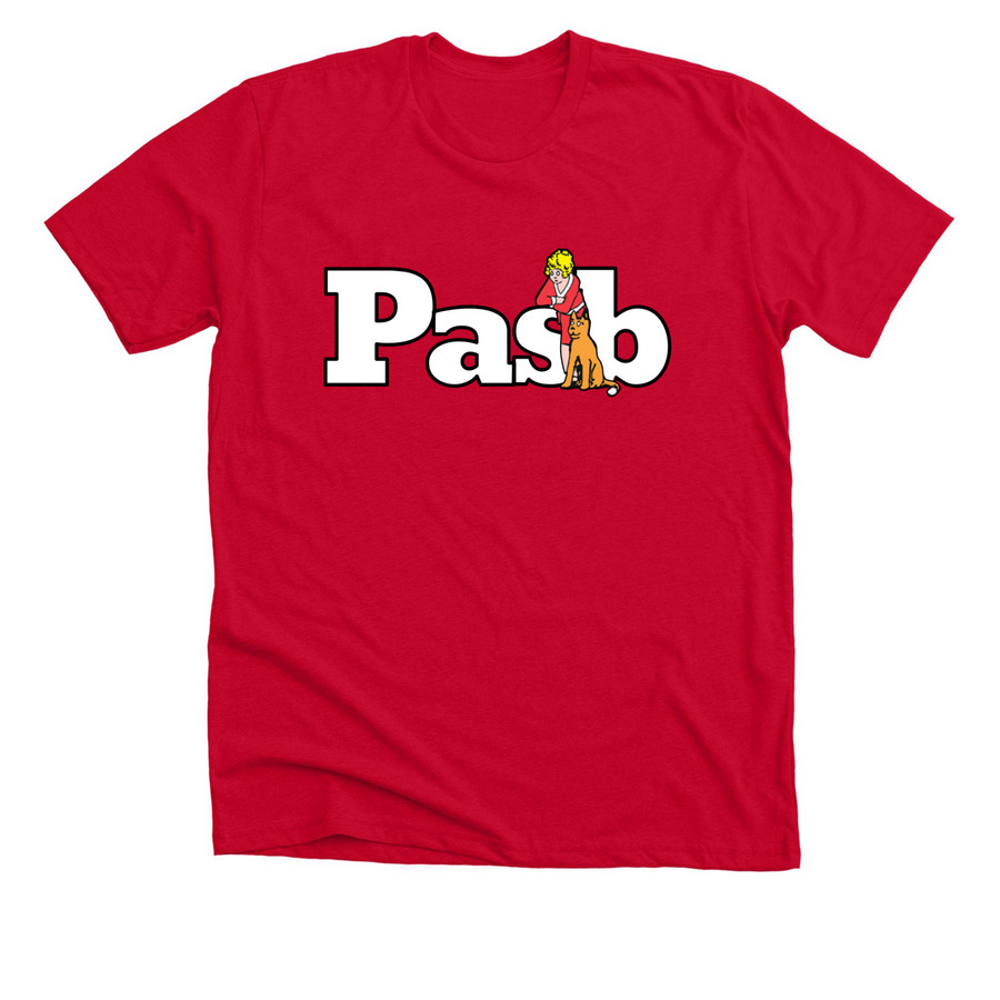 PASB on Broadway Annie!, a Solid Red Blend Premium Unisex Tee