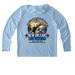 Fishing shirts!, a Light Blue UV Performance Long Sleeve Hoodie (back-view)