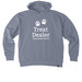 TXHR - Treat Dealer, a Basalt Grey Reclaimist Pullover Hoodie