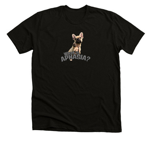 What is Aphasia?, a Solid Black Blend Premium Unisex Tee