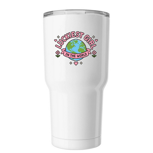 Tumbler - Pixel Collection, a White Insulated Tumbler