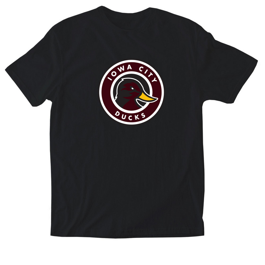 Ducks Logo Shirts, a Black Softstyle Cotton Tee