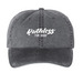 Ruthless for Good Hat, a Black Printed Pigment Dye Baseball Cap