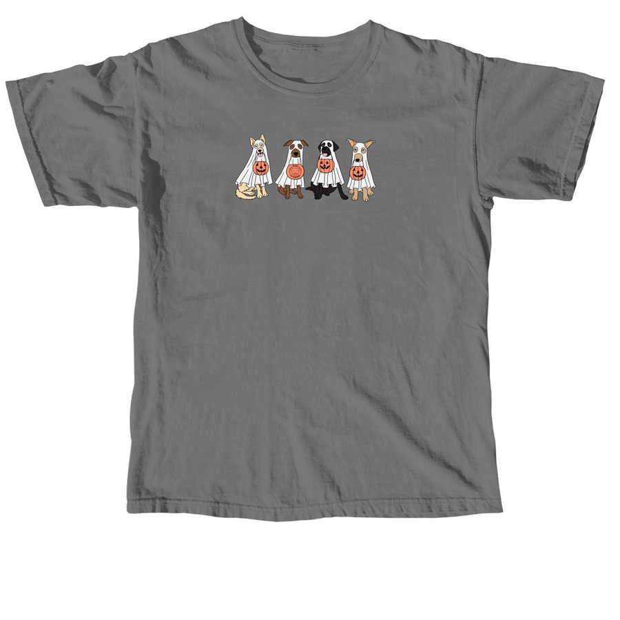 Ghost Dogs, a Grey Comfort Colors Unisex Tee