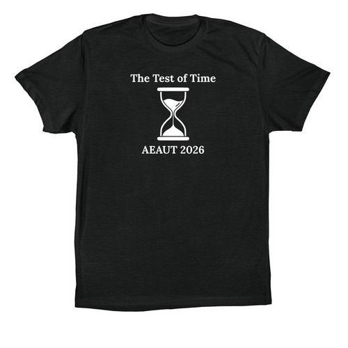 The Test of Time, a Vintage Black Premium Cotton Tee
