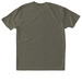 Formline Bigfoot T-Shirt, a Military Green Triblend Tee (back-view)