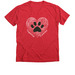 February...Together - Furever!, a Heather Red Premium V-Neck Tee