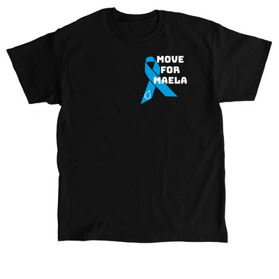 MOVE FOR MAELA 2025, a Black Classic Unisex Tee