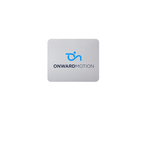 Onward Motion, a White Full Color Mouse Pad