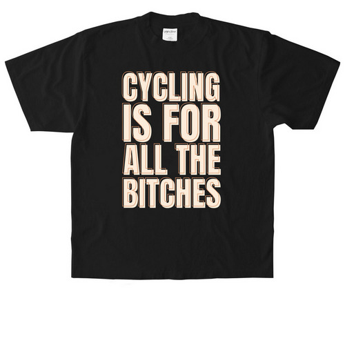 Indoor Cycling, a Black Heavyweight Garment Dye Tee