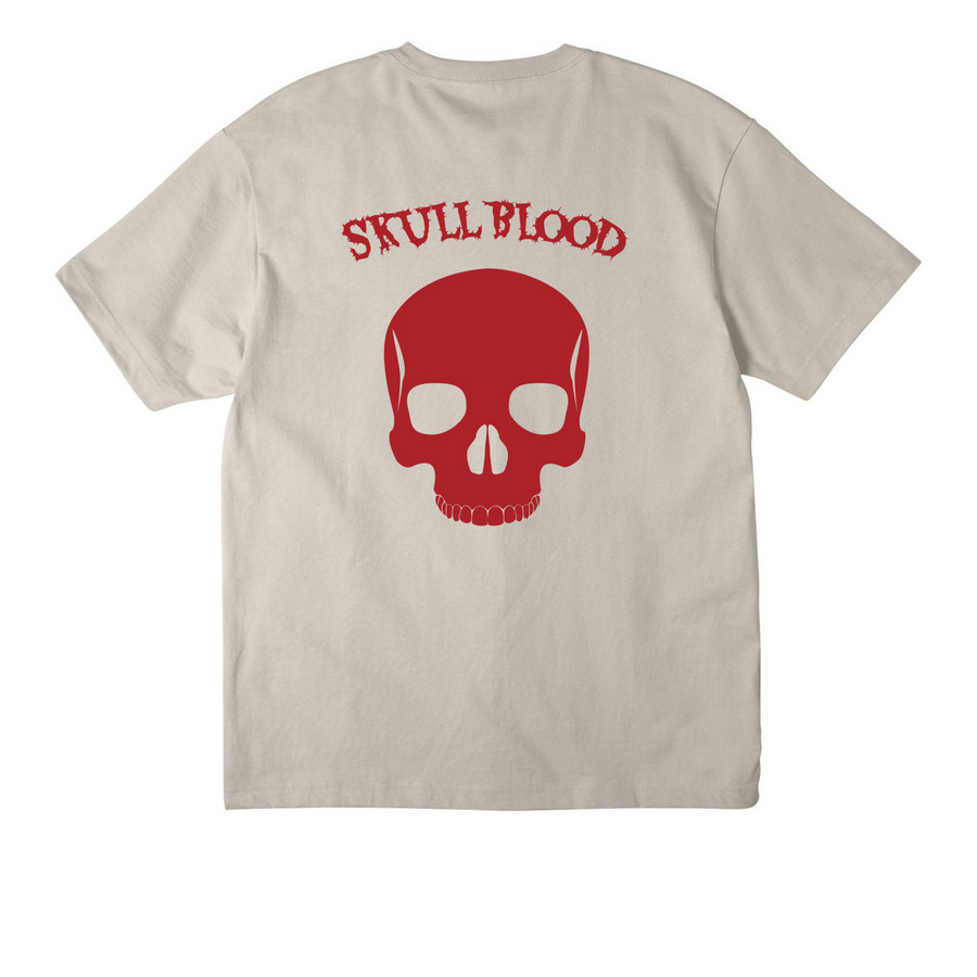 SBD, a Dust Unisex Heavyweight Tee (back-view)