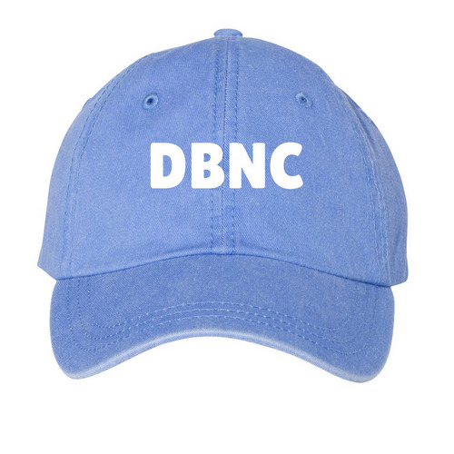 DBNC&nbsp;, a Periwinkle Printed Pigment Dye Baseball Cap