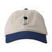 CHARCOAL HATS!, a Oyster/ Pacific Printed Eco Baseball Cap