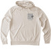 Rescue, Save, Love, a White Sand Allmade Organic French Terry Pullover Hoodie