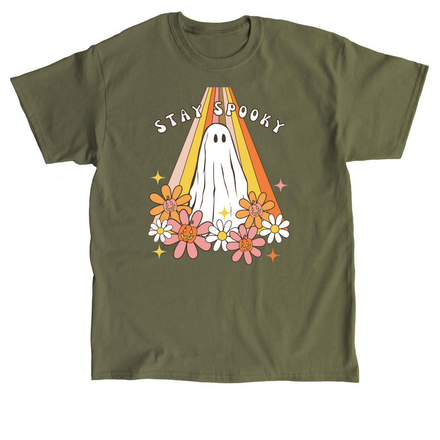 Stay Spooky, a Military Green Classic Unisex Tee