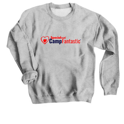 Camp Fantastic Logo, a Sport Grey Crewneck Sweatshirt