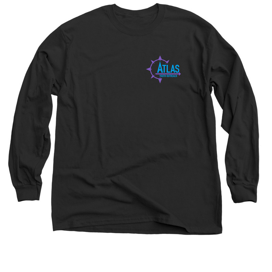 Atlas Logo Shirts, hoodies, crewneck, a Black Classic Long Sleeve Tee