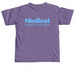 Cartoon Organs, a Grape Comfort Colors Unisex Tee (back-view)