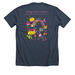 Love Like Riley: Adult/Youth&nbsp;, a Heather Midnight Navy Premium Unisex Tee (back-view)