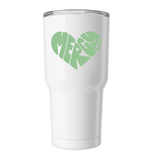 Mercy Kids, a White Insulated Tumbler