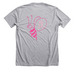 Support Brenda?s Journey, a Athletic Heather Premium Unisex Tee (back-view)