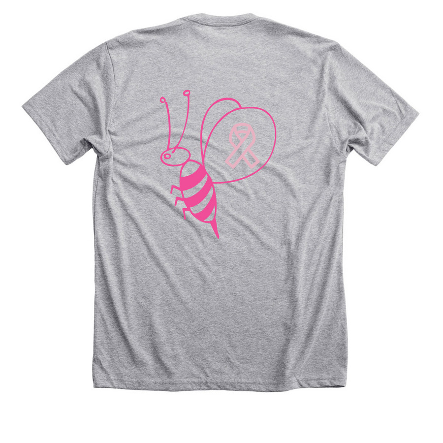 Support Brenda?s Journey, a Athletic Heather Premium Unisex Tee (back-view)