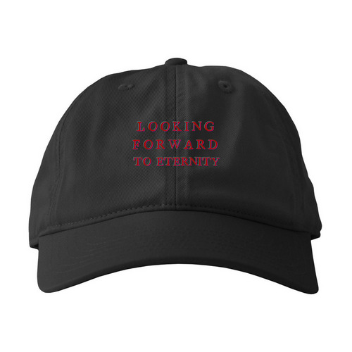 MISSION MINDED THROWBACK HAT, a Black Printed Eco Baseball Cap