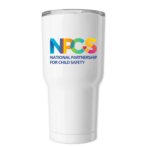 NPCS Tumbler, a White Insulated Tumbler