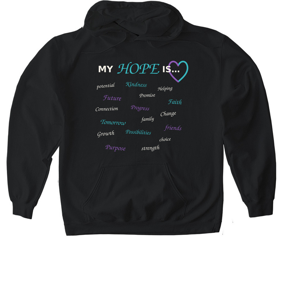 NAFI Suicide Awareness and Prevention Month&nbsp;, a Black Gildan Softstyle Pullover Hoodie
