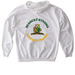 Karla Strong, a White Gildan Softstyle Pullover Hoodie (back-view)