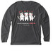Kitty Kat Haven Rescue Love is spelled MEOW, a Dark Grey Heather Premium Long Sleeve Tee